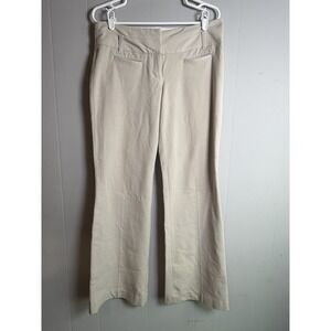 Express Design Studio Editor White Dress Pants Wide Leg Size 6